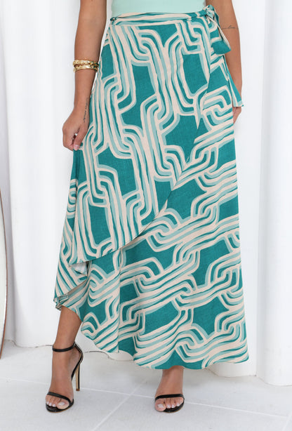 ABSTRACT ENVELOPE SKIRT