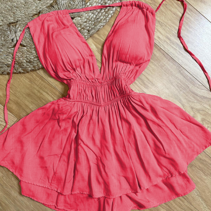 Valeria Romper Dress 🍒